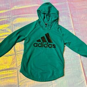 Adidas Teal Hoodie Sweatshirt